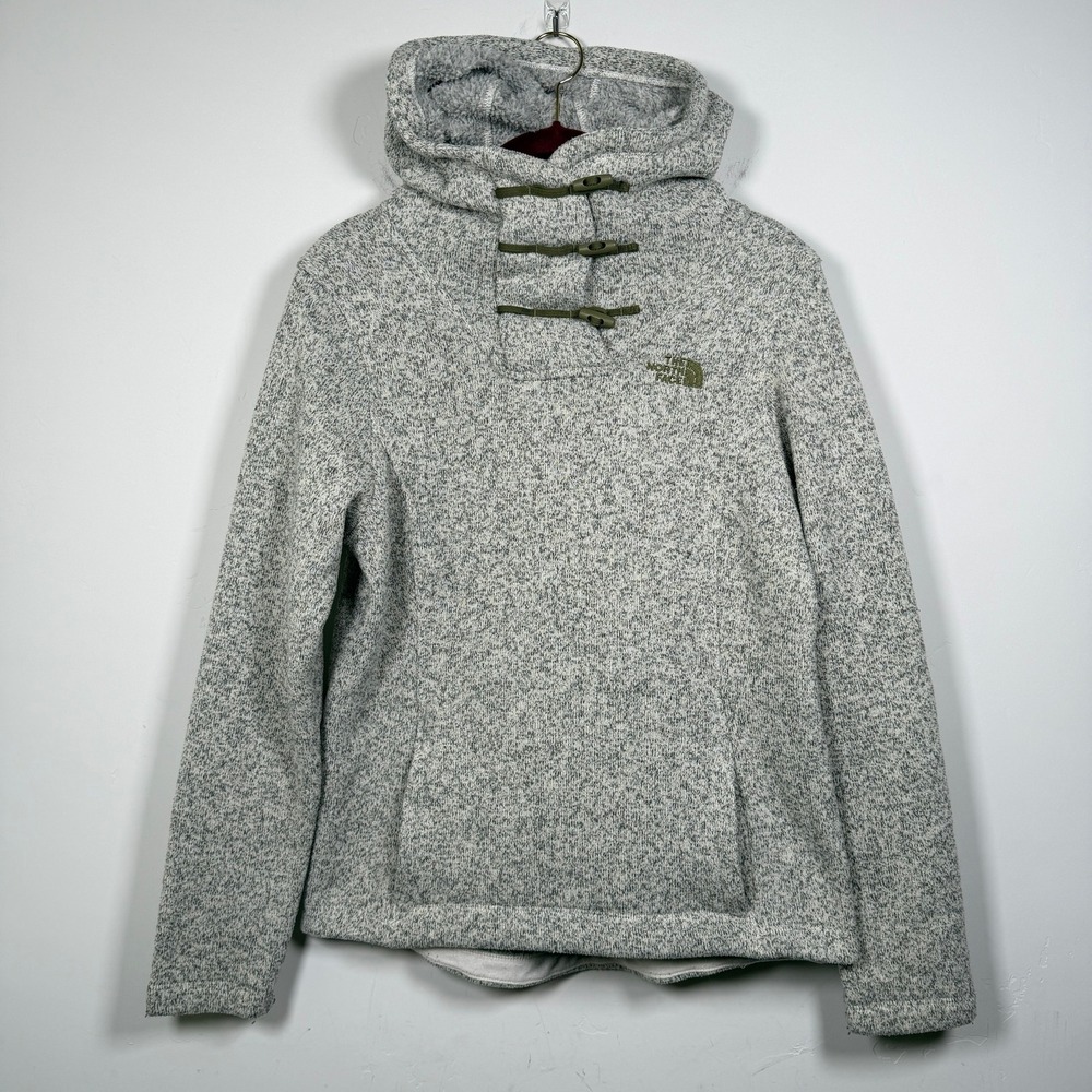 The North Face Women's Cresent Hooded Pullover Womens S Gray Toggle NF0A33RB
